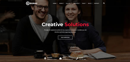 Bunas - Business and Corporate Websites Joomla 4 Template