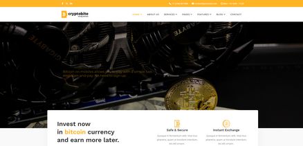 Cryptobite - Joomla Cryptocurrency Bitcoin & Digital Template