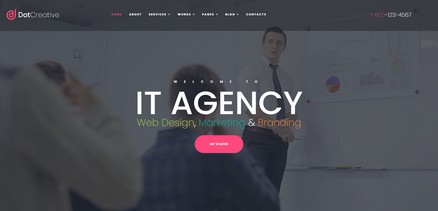 DotCreative - Web Design Agency Websites Joomla 4 Template