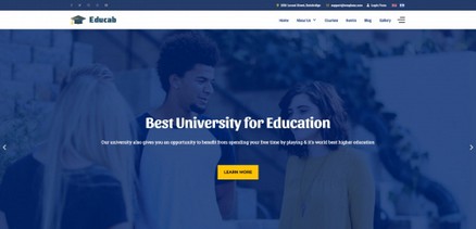 Educab - University, LMS, and Education Joomla Template