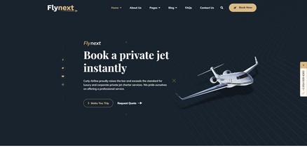 Flynext – Multipurpose Aviation Joomla Template