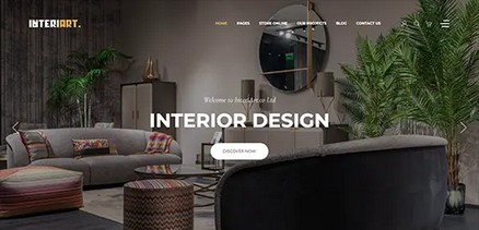 InteriArt - Premium Furniture & Interior Joomla 4 Template