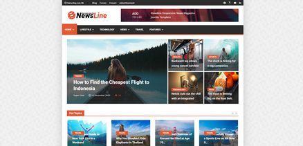 Newsline - Responsive Magazine Joomla Template