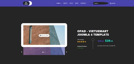 Opad - Multipurpose eCommerce Virtuemart Joomla 4 Template