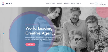 Orbito - Creative Agency Business Joomla 4 Template
