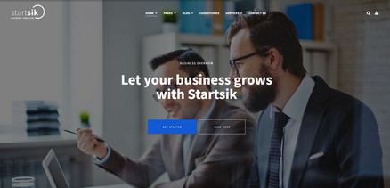 Startsik - Business and Professional Consulting Joomla 4 Template
